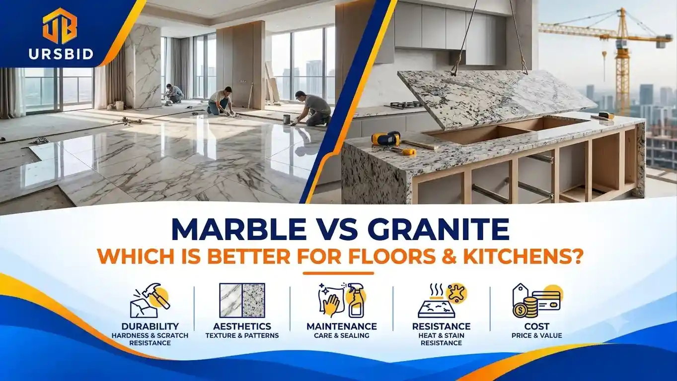 Marble vs Granite: Which Is Better for Floors and Kitchens?